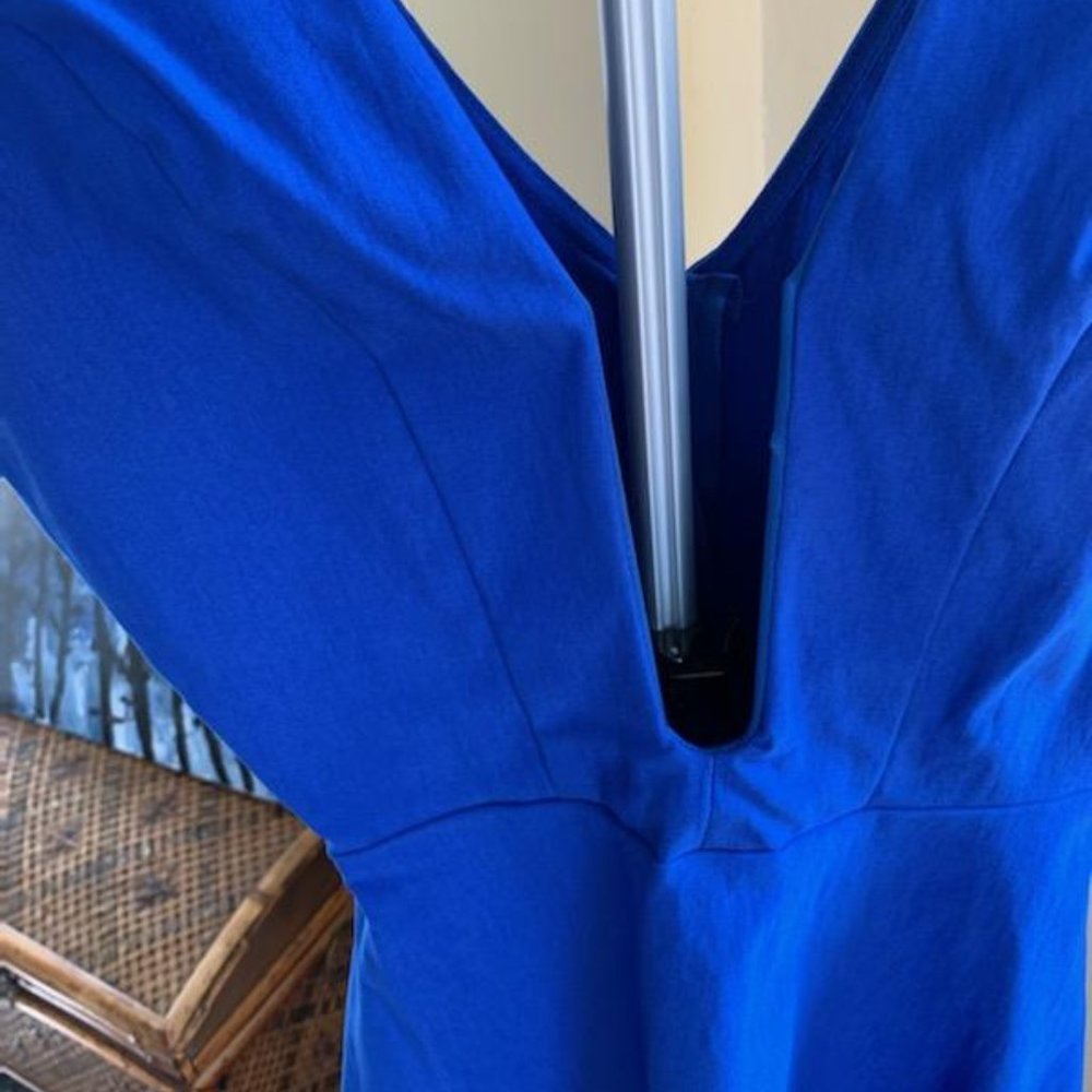 Solemio Extreme super deep plunge dress